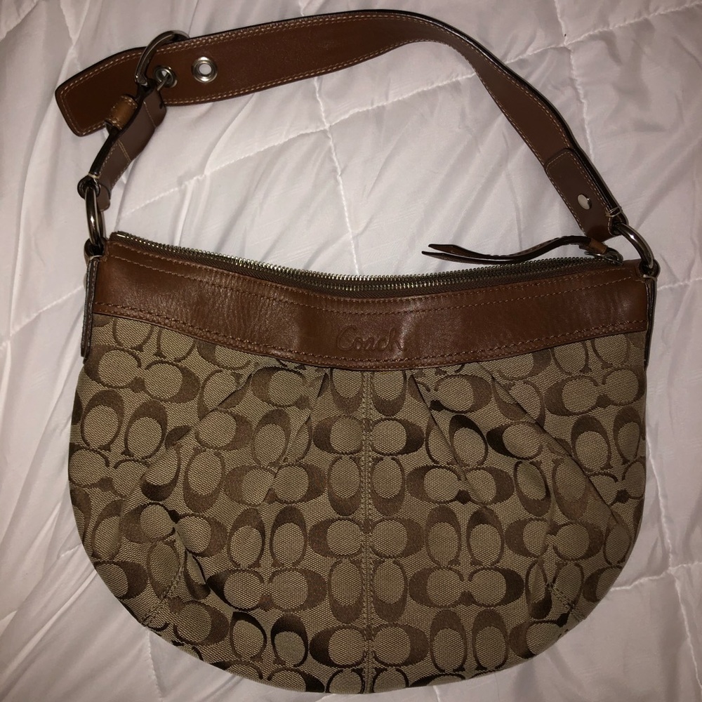 Authentic brown Coach bag
